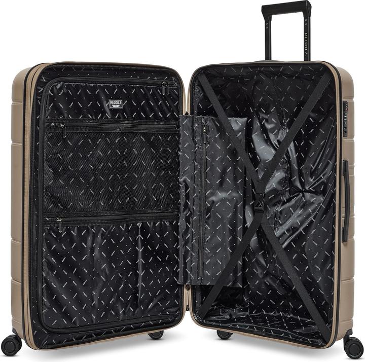 Produktbild Redolz Essentials 11 4 Rollen Trolley 76 cm mit Dehnfalte (115 l, XL (ab 115l))