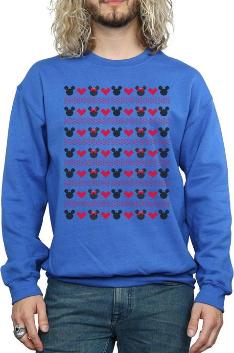 Produktbild Disney Mickey And Minnie Christmas Hearts Sweatshirt (XXL)