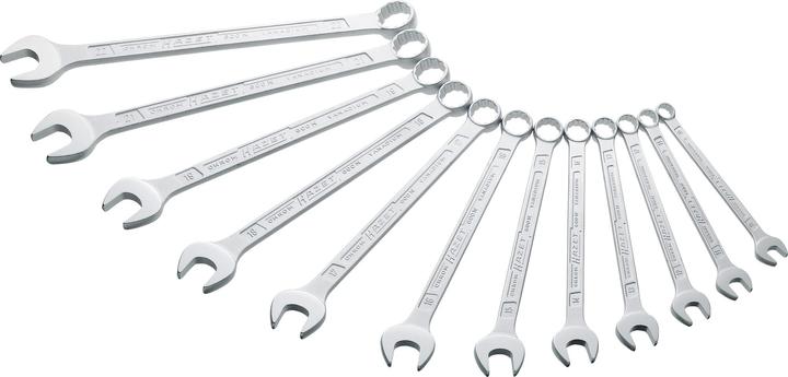 Produktbild HAZET Ring-Maulschlüssel Satz 600N/12N ∙ Aussen Doppel-Sechskant-Tractionsprofil ∙ 10 - 22 ∙ Anzahl … (10 mm, 11 mm, 12 mm, 13 mm, 16 mm, 17 mm, 18 mm, 19 mm, 21 mm, 22 mm, 14 mm, 15 mm)