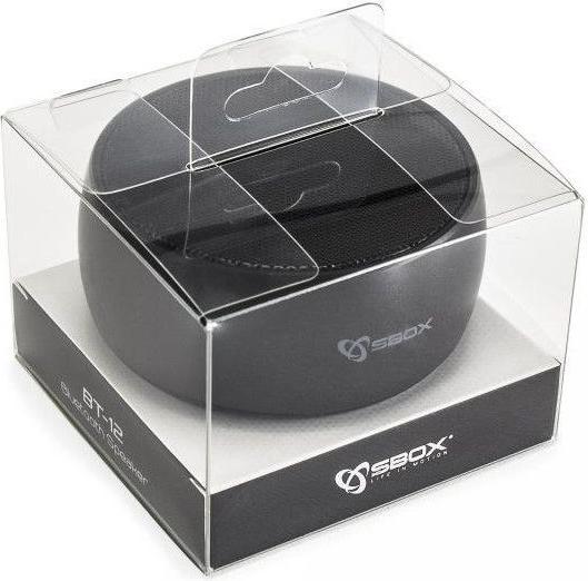 Actual product image Sbox BT-12 black (Rechargeable battery operated)
