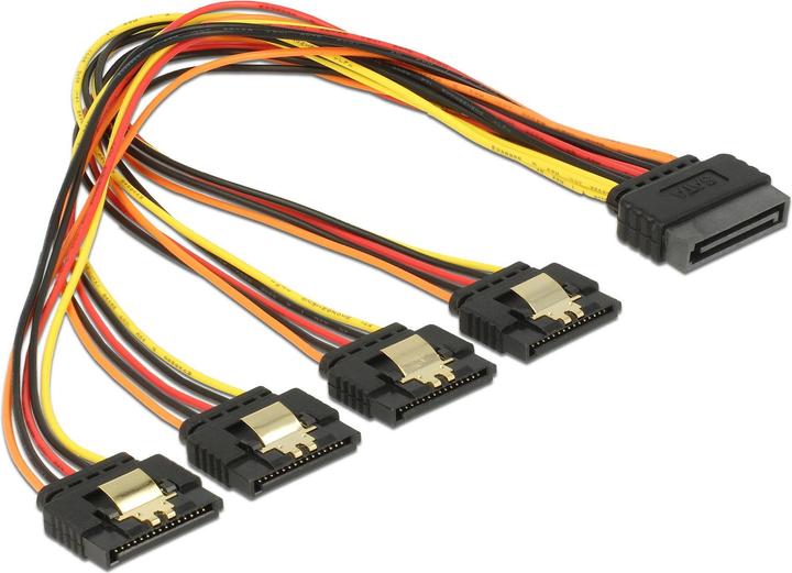 Actual product image Delock SATA power adapter 4x SATA, straight