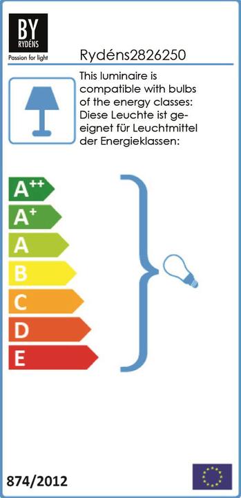 Label énergétique By Rydens Capitaine (E27)