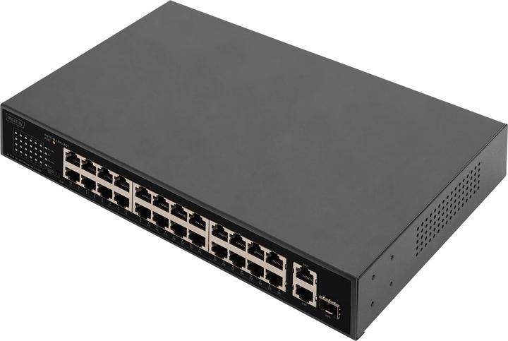 Digitus Switch PoE 24 porte FE 2 porte uplink (SFP / RJ45) (24 Porti)