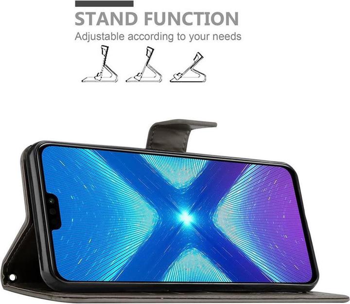 Produktbild Cadorabo Flower Book Cover (Honor 8X)