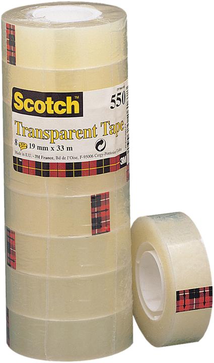 Image du produit Scotch Ruban adhésif 550, transparent (19 mm)