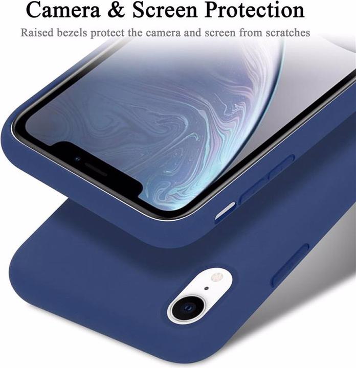 Actual product image Cadorabo TPU Liquid Silicone Case Cover (Apple iPhone XR)