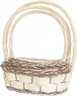 IKO Weidenkörbe beige/braun h=35,5-45cm b=30-39cm 3er- (3 x)
