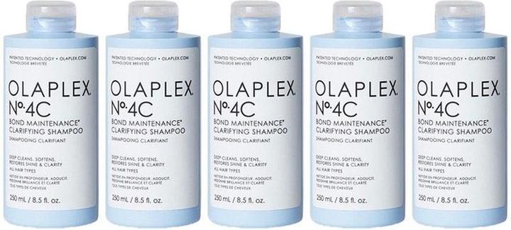 Olaplex Nr. 4c Bind Wartung Klärung - Shampoo - 5x250ml (1250 ml, Flüssiges Shampoo)