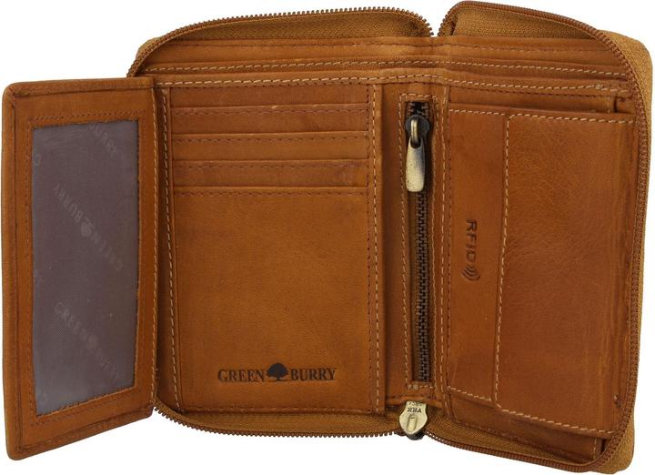 Immagine prodotto Greenburry Portafoglio Tornado con protezione RFID in pelle 10 cm