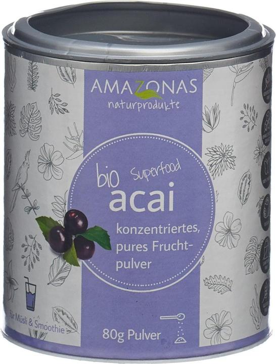 Image du produit Amazonas Poudre de fruits biologique 100 % pure (1 pièce(s), Poudre, 80 g)