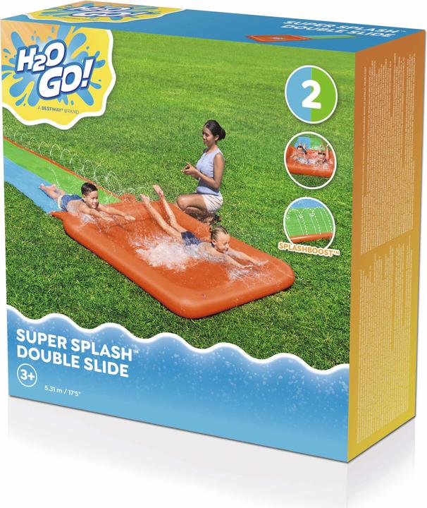 Actual product image Bestway H2OGO! Super Splash Double Water Slide 5.31 m