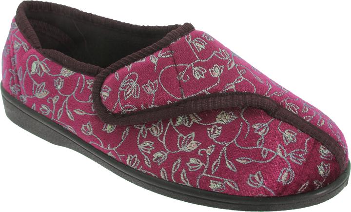 Produktbild Zedzzz Janice Hausschuhe mit Klettverschluss Blumenmuster (36)