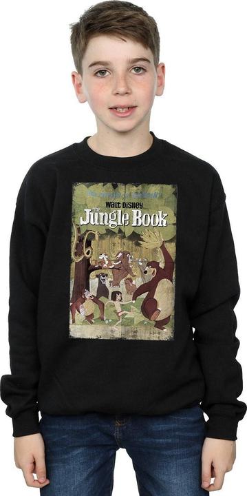 Actual product image Disney Boys The Jungle Book Retro Poster Sweatshirt (152, 158)