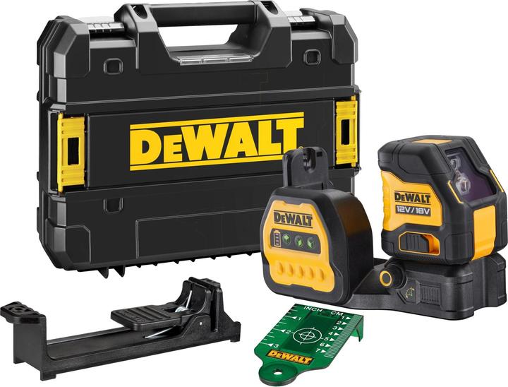 Actual product image DeWalt 18 Volt Battery Cross Line Laser Green / without batteries