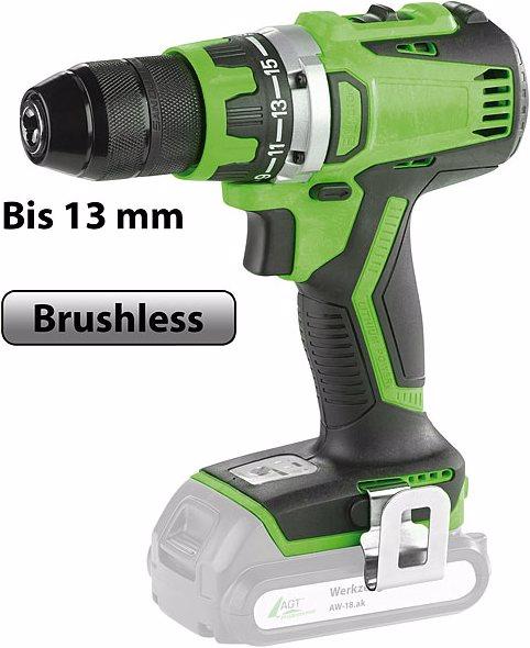 Actual product image AGT Professional Cordless drill driver AW-18.bs, brushless motor, 20 V (without battery) (Rechargeable battery operated)