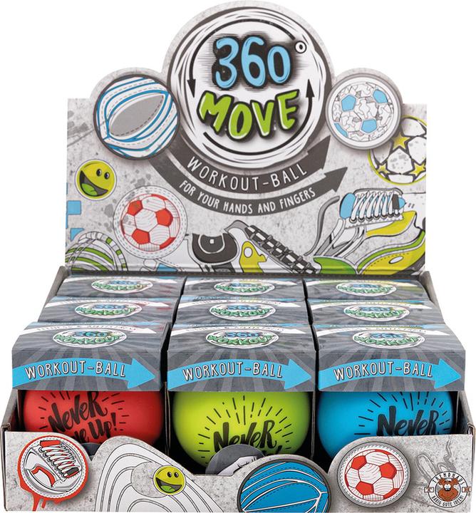 Produktbild Trendhaus Anti-Stress-Ball 360° Move Workout (Deutsch, Englisch, Französisch, Italienisch)
