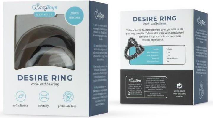 Immagine prodotto Easytoys Cock and Ballring (3 cm)