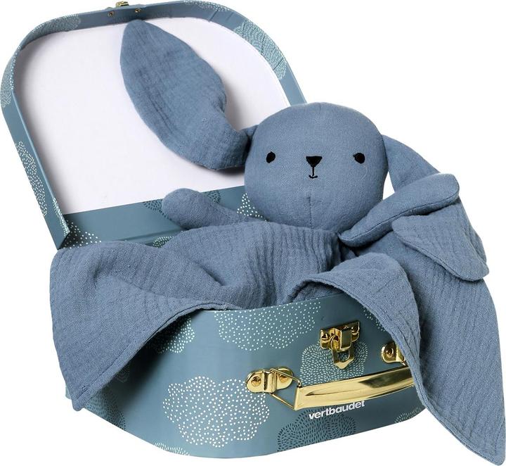 Image du produit Vertbaudet Doudou bébé en mousseline de coton avec valisette
