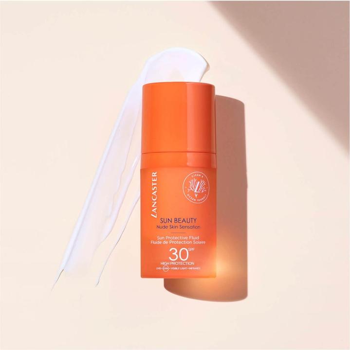 Produktbild Lancaster Sun Beauty flüssiger Sonnenschutz SPF30 (Sonnencreme Gesicht, SPF 30, 30 ml, 150 g)
