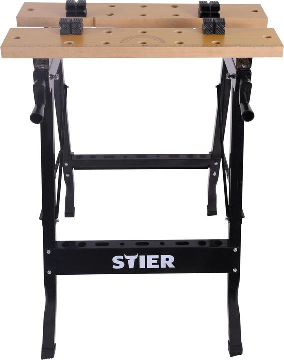 Actual product image Stier Work and clamping table, folding, 150 kg (63.50 cm, 60.50 cm)