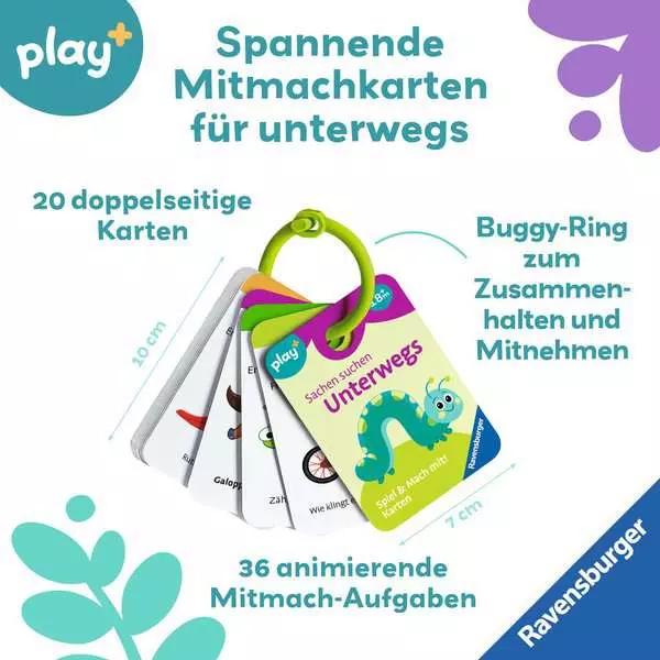 Actual product image Ravensburger Play+ game and Join in! Cards: Search for things: on the go - Activity cards for (German)