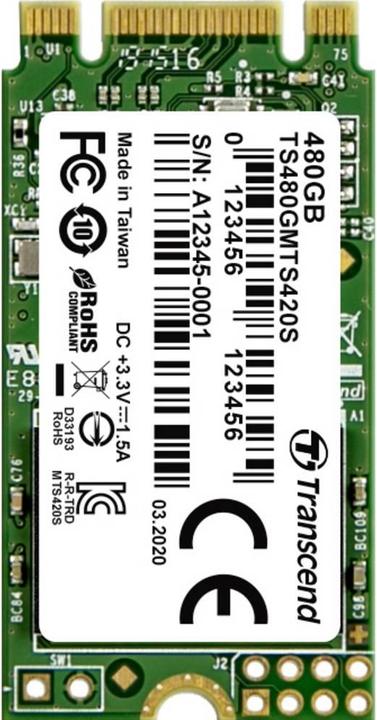 Image du produit Transcend 420S (480 Go, M.2 2242)