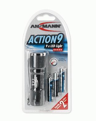 Produktbild Ansmann Action 9 (9.50 cm, 20 lm)