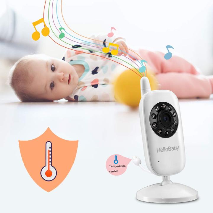 Image du produit HelloBaby Babyphone avec caméra (Vidéo et audio, 300 m)