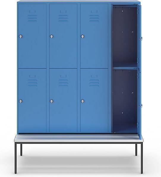 Produktbild Wolf Halbhoher Garderobenschrank mit Sitzbankuntergestell (160 cm, 214 cm)