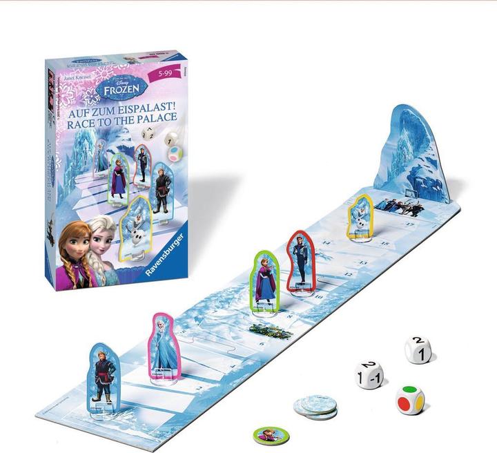 Image du produit Ravensburger La Reine des Neige : La Course au Palais (Allemand, Français, Italien)