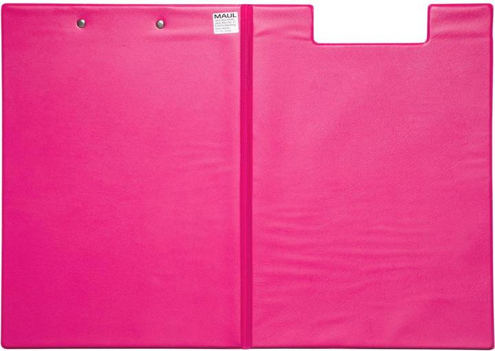 Actual product image Maul Clipboard folder with foil cover, DIN A4, pink (21 x 29.5 cm)