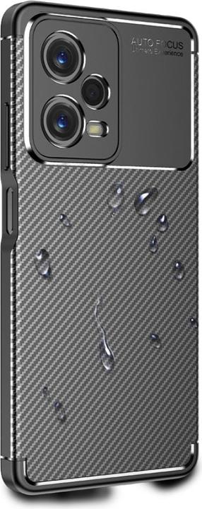 Actual product image Screenguard Xiaomi Redmi Note 12 Pro 5G Cover Carbon Design TPU Case (Xiaomi Redmi Note 12 Pro 5G)