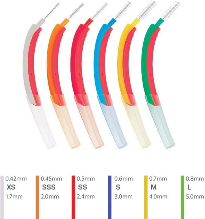 Image du produit Edel + White Brosses interdentaires L 0.8mm 6 pces (6 x, 0.80 mm)