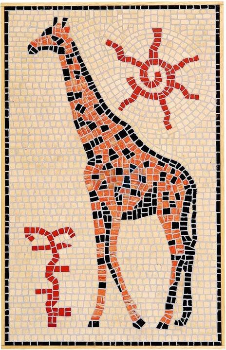 Immagine prodotto Block Cuit. Mosaico in pietra ceramica - Giraffa (34,5 x 54,5 cm)