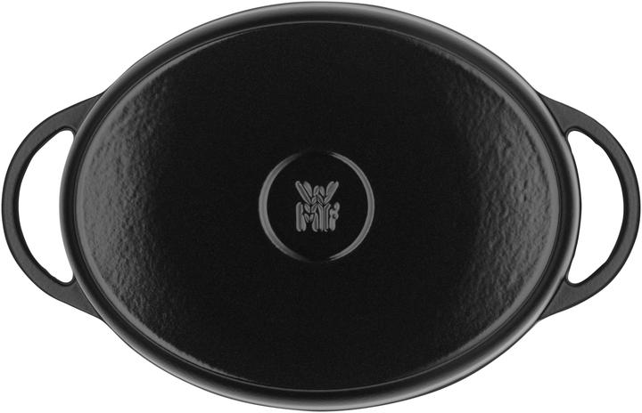 Produktbild WMF Bräter oval mit Gussdeckel 30x23,5cm 5,0 l Gusseisen emailliert Induktion (Bräter + Schmortopf, Gusseisen)