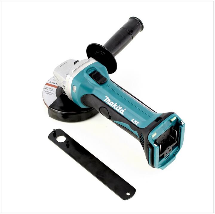 Actual product image Makita BGA 452 Z 18 V Li-ion 115 mm Battery Angle Grinder - Solo (115 mm)