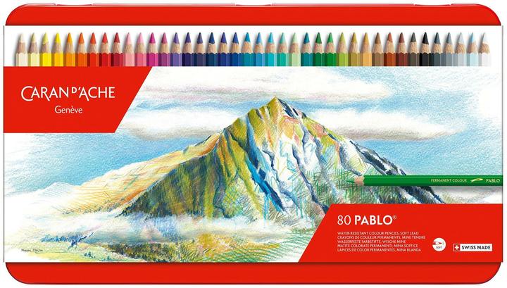 Actual product image Caran d'Ache Pablo Metallschachtel (Multicoloured, 80 x)