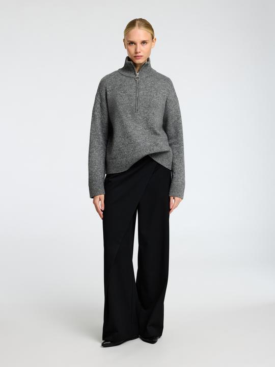 Actual product image Selected Femme Knitted half-zip jumper (XL)