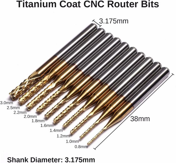 Actual product image Genmitsu End mill set