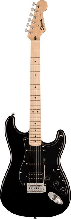 Fender Sonic Stratocaster HSS MN Black elektrische gitaar
