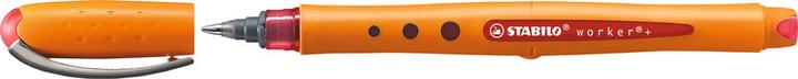 Produktbild STABILO worker+ Tintenroller (Grün, Rot, Blau, Schwarz, 4 x)