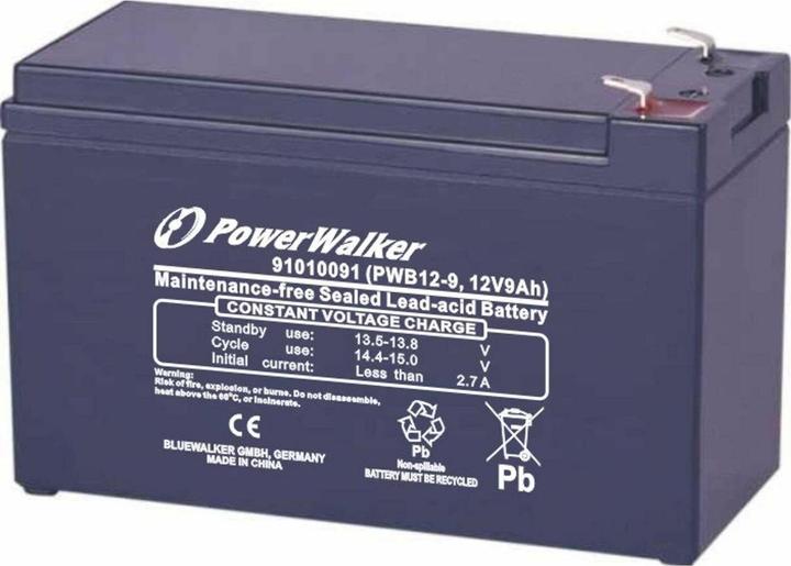 Immagine prodotto Powerwalker PWB12-9 Batteria al piombo gel 9Ah 12V 9Ah per UPS -Z-