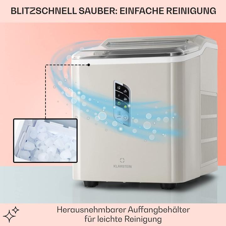 Produktbild Klarstein Eiswürfelmaschine Creme
