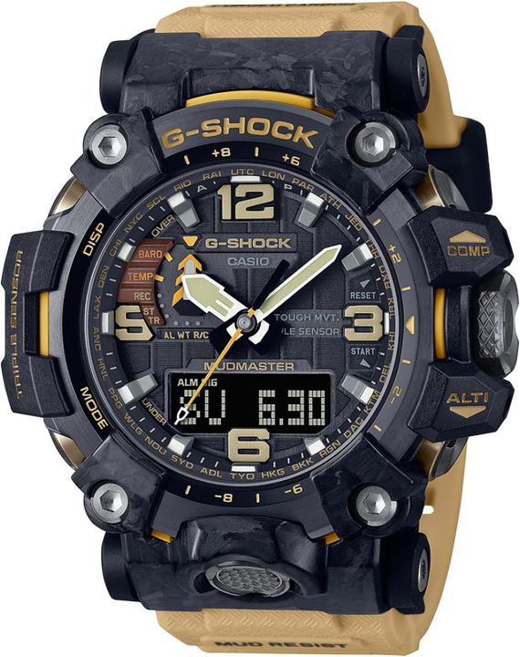 Casio G-Shock Mudmaster (Orologio da polso analogico, Orologio digitale, Orologio radiocontrollato, 54 mm)