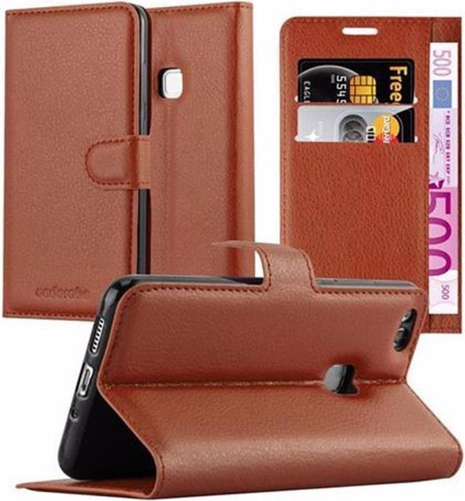 Actual product image Cadorabo Book with stand function cover (Huawei P10 Lite)