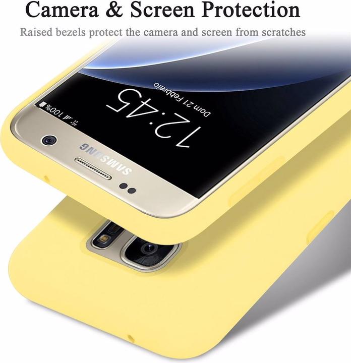 Actual product image Cadorabo TPU Liquid Silicone Case Cover (Samsung Galaxy S7)