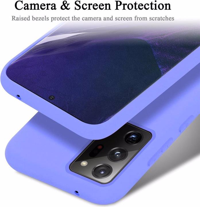 Immagine prodotto Cadorabo Copertura della cassa del silicone liquido TPU (Samsung Galaxy Note 20 Ultra)