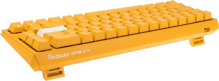 Actual product image Ducky One 3 Yellow SF Gaming Keyboard, RGB LED - MX-Brown (US) (US, Cable)