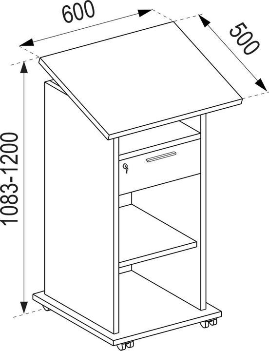 Immagine prodotto VCM Supporto Tavolo Beamer Proiettore Neta (Tavolo)