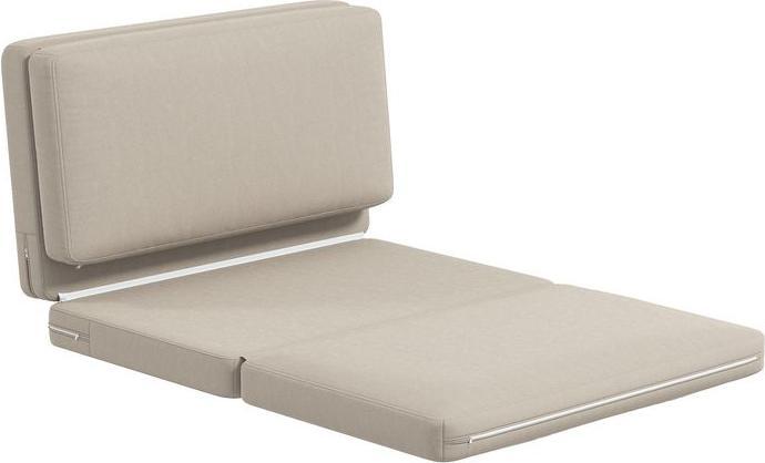 Immagine prodotto Swisshandel24 Bodensofa 3-in-1 Klappbar Schlafsofa mit Samtoptik, bis 240kg, beige